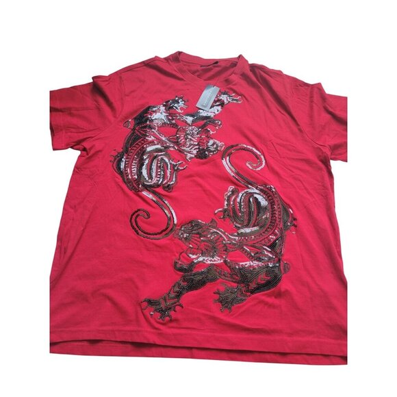 Sean John Other - NWT Sean John Bundle Red/Black Bling Short Sleeve T-shirt Size XL 90s Y2K Music